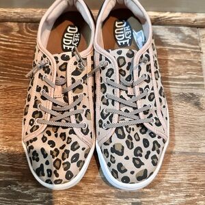 Hey Dude Cody W Desert Leopard Shoes